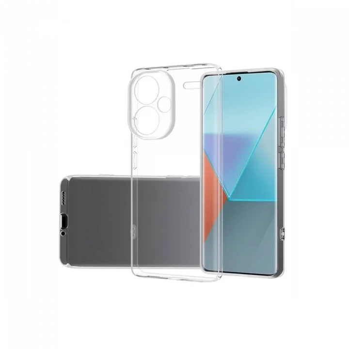 Mey İthalat®   Redmi Note 13 Pro Plus Kılıf Lüx Şeffaf Silikon