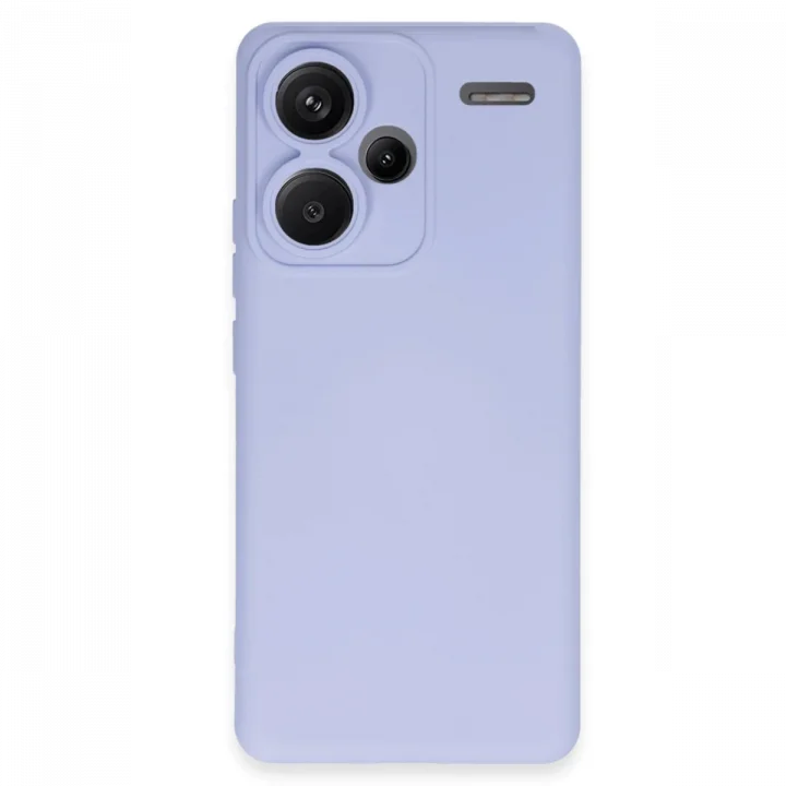 Mey İthalat®   Redmi Note 13 Pro Plus Kılıf Nano içi Kadife Silikon - Lila