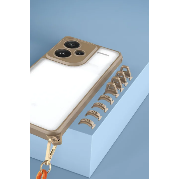 Mey İthalat®  Xiaomi Redmi Note 13 Pro Plus Kılıf Penta Silikon Kılıf - Siyah