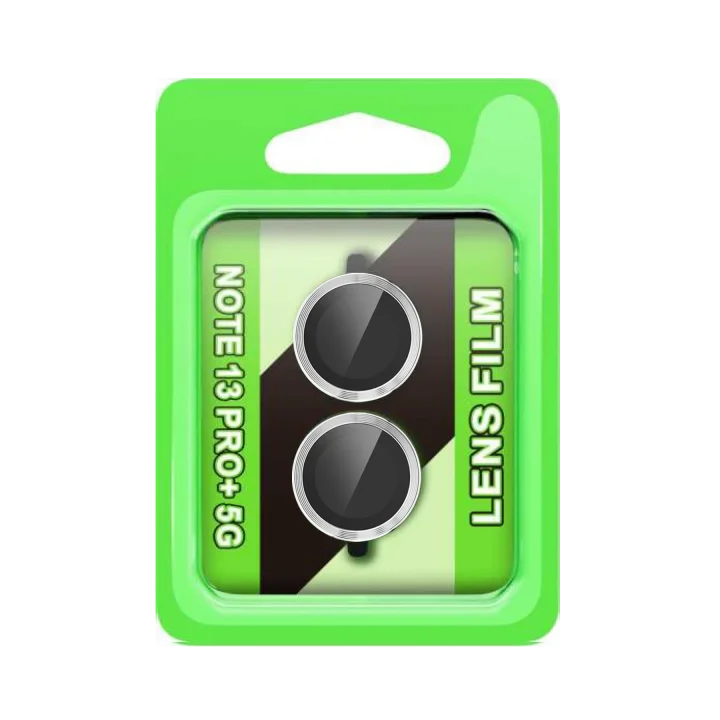 Mey İthalat®  Xiaomi Redmi Note 13 Pro Plus Raze Metal Kamera Lens - Gümüş