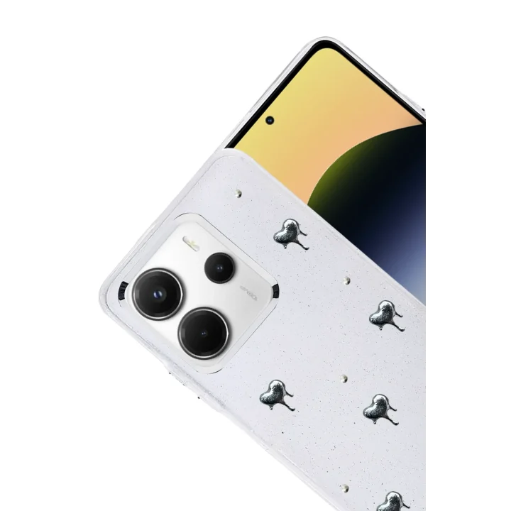Mey İthalat®  Xiaomi Redmi Note 14 4G Fiyonk Desenli Kapak - Desen 1