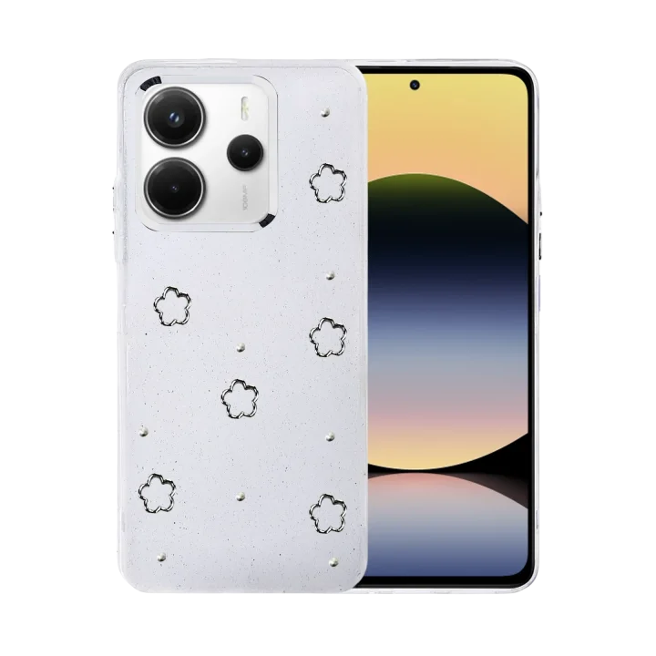 Mey İthalat®  Xiaomi Redmi Note 14 4G Fiyonk Desenli Kapak - Desen 2