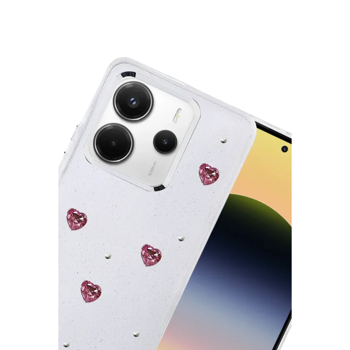 Mey İthalat®  Xiaomi Redmi Note 14 4G Fiyonk Desenli Kapak - Desen 3