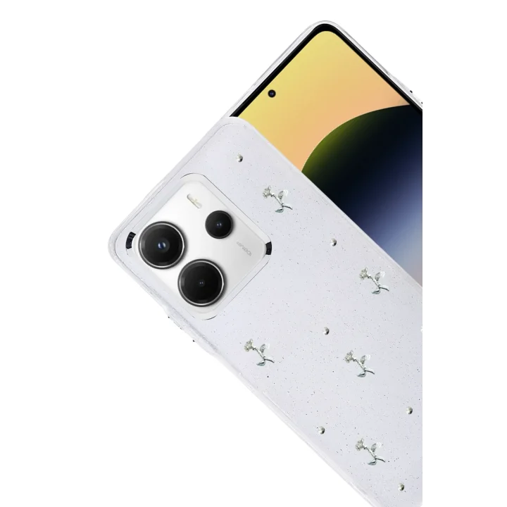 Mey İthalat®  Xiaomi Redmi Note 14 4G Fiyonk Desenli Kapak - Desen 4