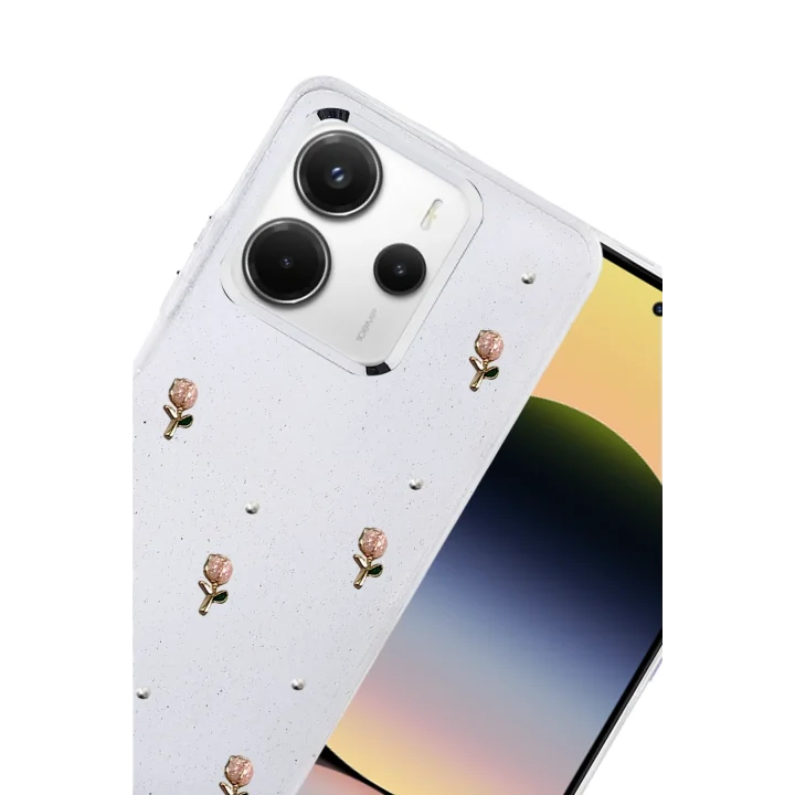 Mey İthalat®  Xiaomi Redmi Note 14 4G Fiyonk Desenli Kapak - Desen 6
