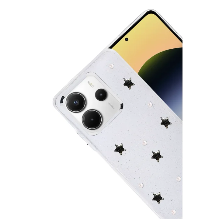 Mey İthalat®  Xiaomi Redmi Note 14 4G Fiyonk Desenli Kapak - Desen 7