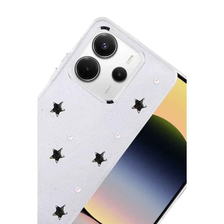 Mey İthalat®  Xiaomi Redmi Note 14 4G Fiyonk Desenli Kapak - Desen 7