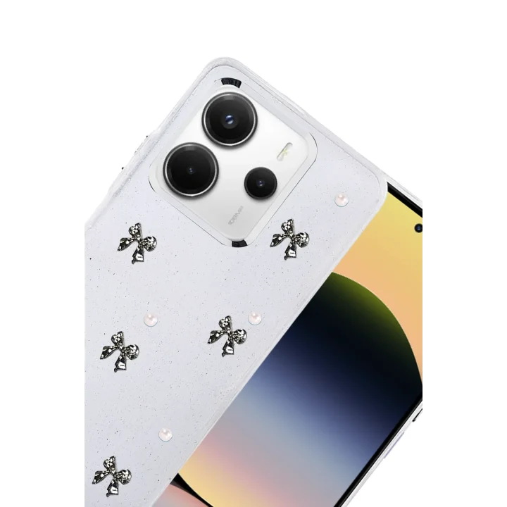Mey İthalat®  Xiaomi Redmi Note 14 4G Fiyonk Desenli Kapak - Desen 8
