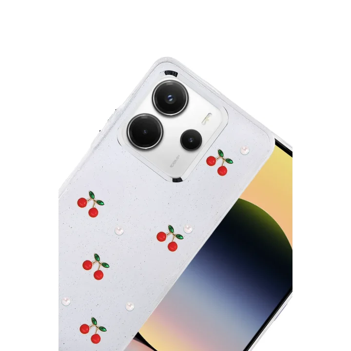 Mey İthalat®  Xiaomi Redmi Note 14 4G Fiyonk Desenli Kapak - Desen 9
