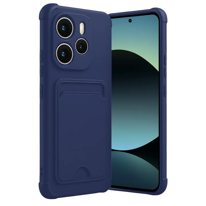 Mey İthalat®  Xiaomi Redmi Note 14 4G Kelvin Kartvizitli Silikon - Lacivert