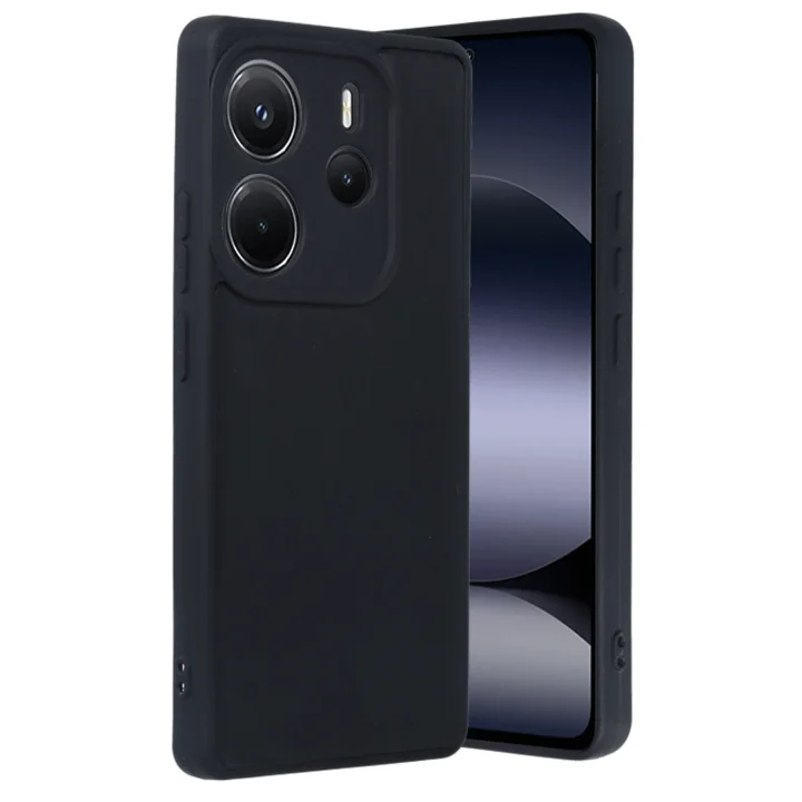 Mey İthalat®   Redmi Note 14 4G Kılıf Aras Deri Kapak - Siyah