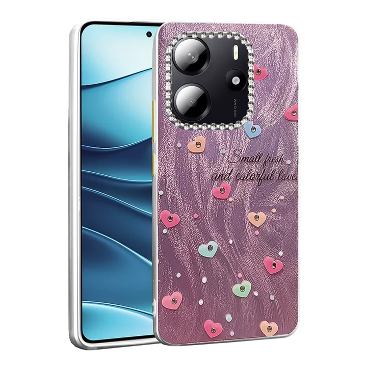 Mey İthalat®  Xiaomi Redmi Note 14 4G Kılıf Blade Aynalı Desenli Kapak - Desen 8