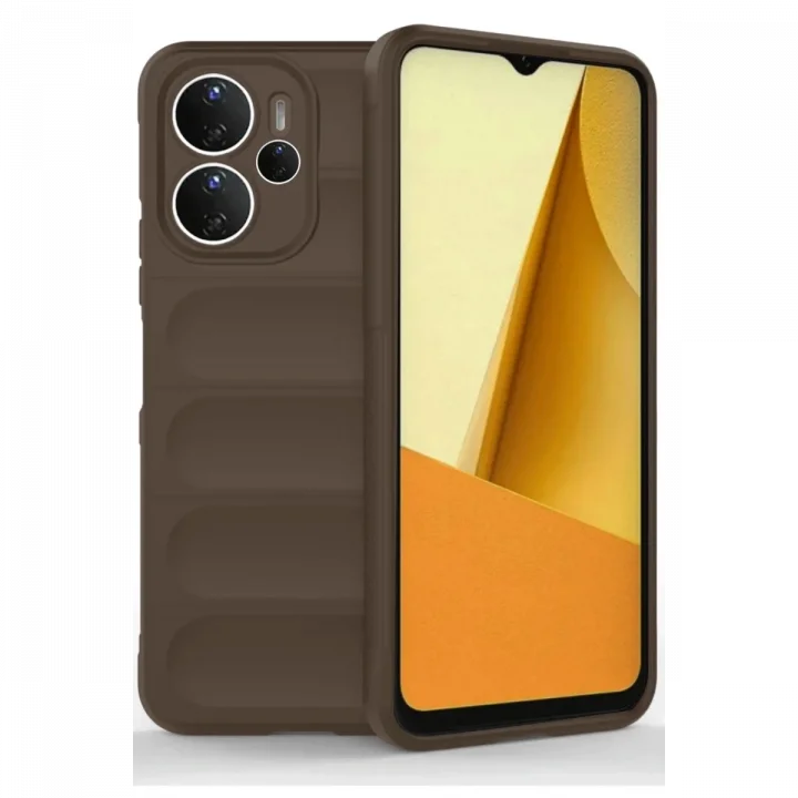 Mey İthalat®  Xiaomi Redmi Note 14 4G Kılıf Optimum Silikon - Kahverengi