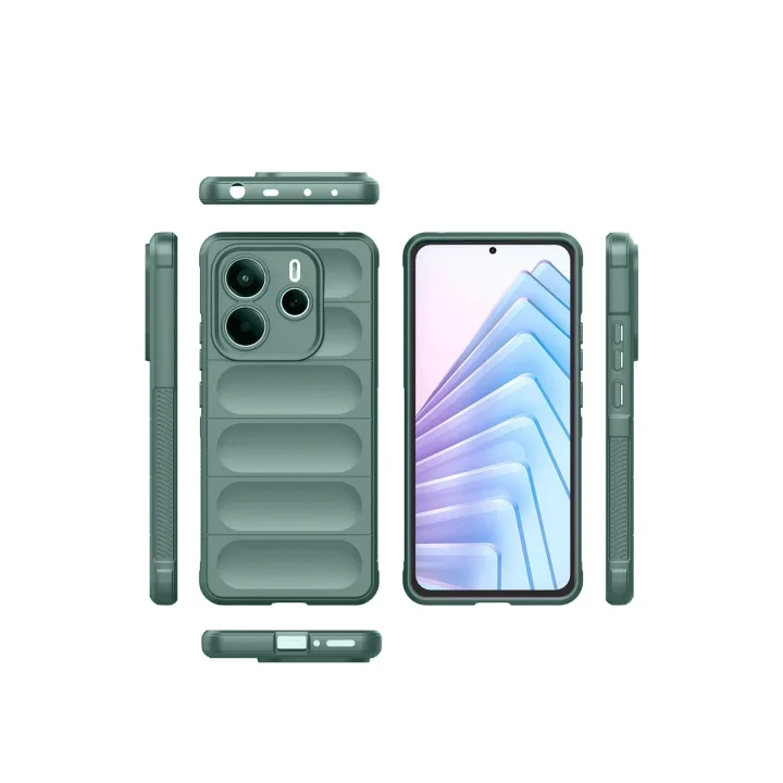 Mey İthalat®  Xiaomi Redmi Note 14 4G Kılıf Optimum Silikon - Siyah