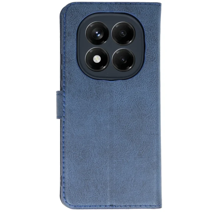 Mey İthalat®  Xiaomi Redmi Note 14 4G Kılıf Trend S Plus Kapaklı Kılıf - Lacivert