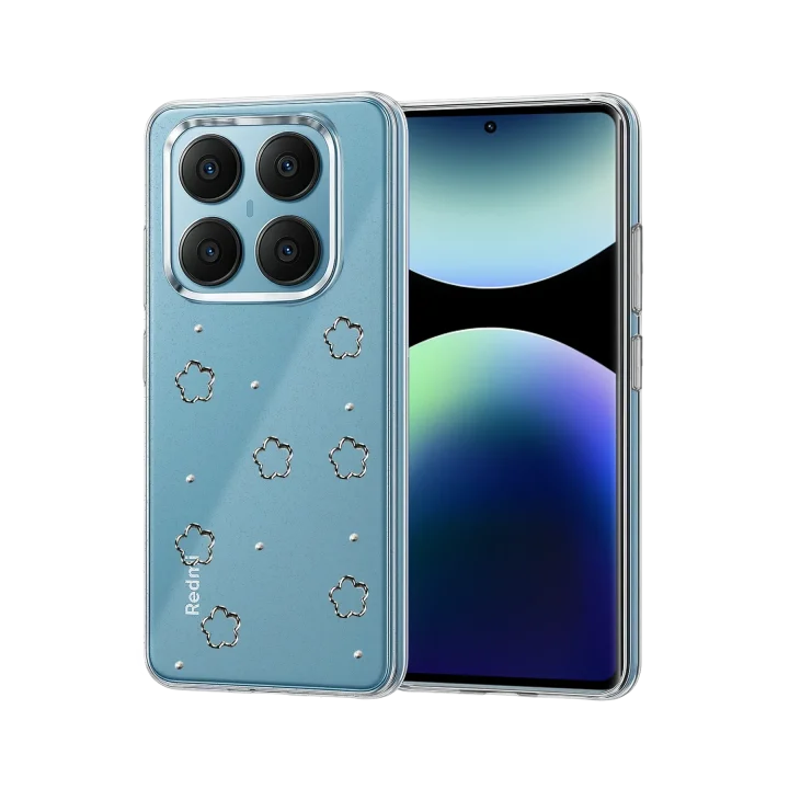 Mey İthalat®   Redmi Note 14 Pro 4G Fiyonk Desenli Kapak - Desen 8