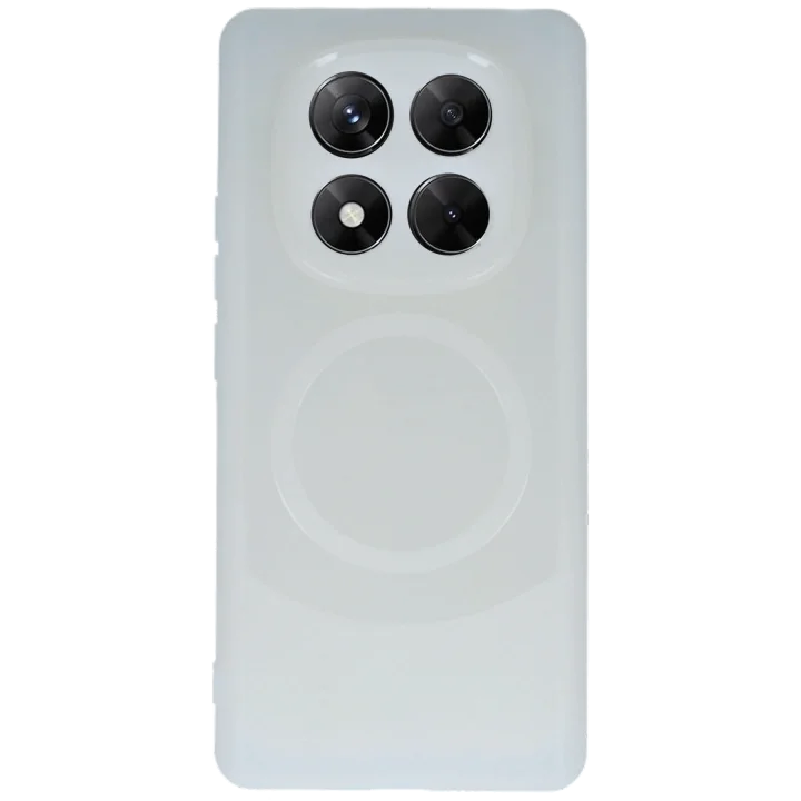 Mey İthalat®  Xiaomi Redmi Note 14 Pro 4G Kılıf Maya Karbon Kapak - Krem