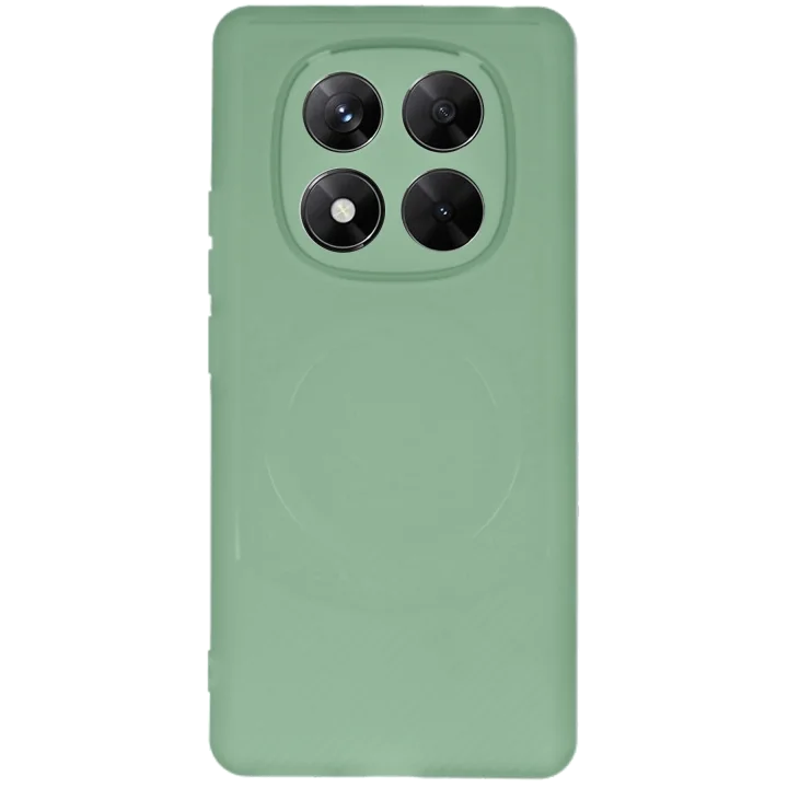 Mey İthalat®  Xiaomi Redmi Note 14 Pro 4G Kılıf Maya Karbon Kapak - Su Yeşili