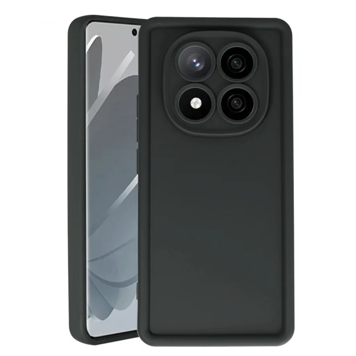 Mey İthalat®   Redmi Note 14 Pro 4G Kılıf Viera Silikon - Siyah