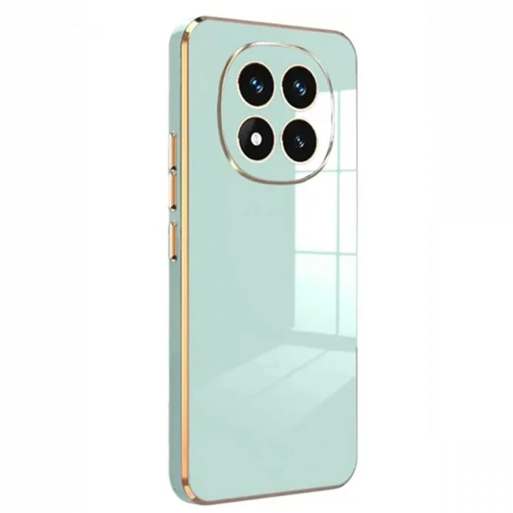 Mey İthalat®  Xiaomi Redmi Note 14 Pro 4G Kılıf Volet Silikon - Açık Yeşil