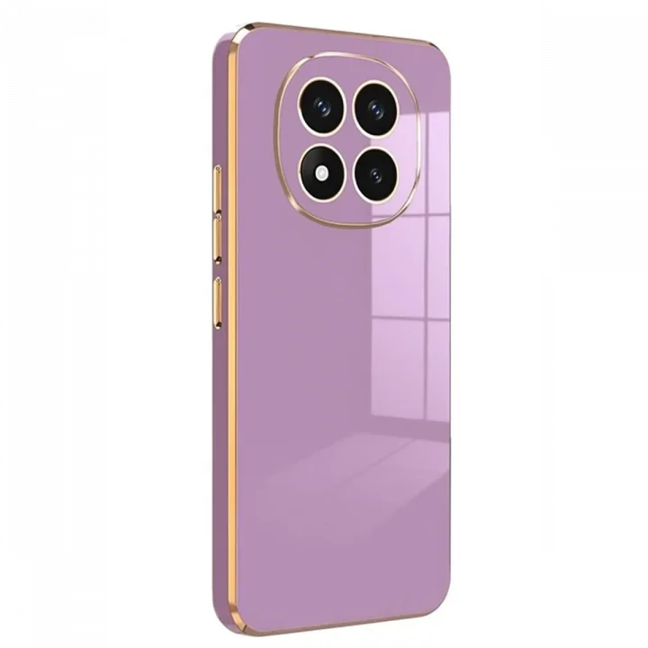 Mey İthalat®  Xiaomi Redmi Note 14 Pro 4G Kılıf Volet Silikon - Mor