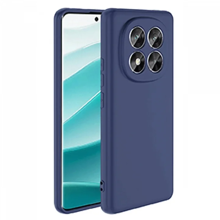 Mey İthalat®   Redmi Note 14 Pro 5G Kılıf First Silikon - Lacivert