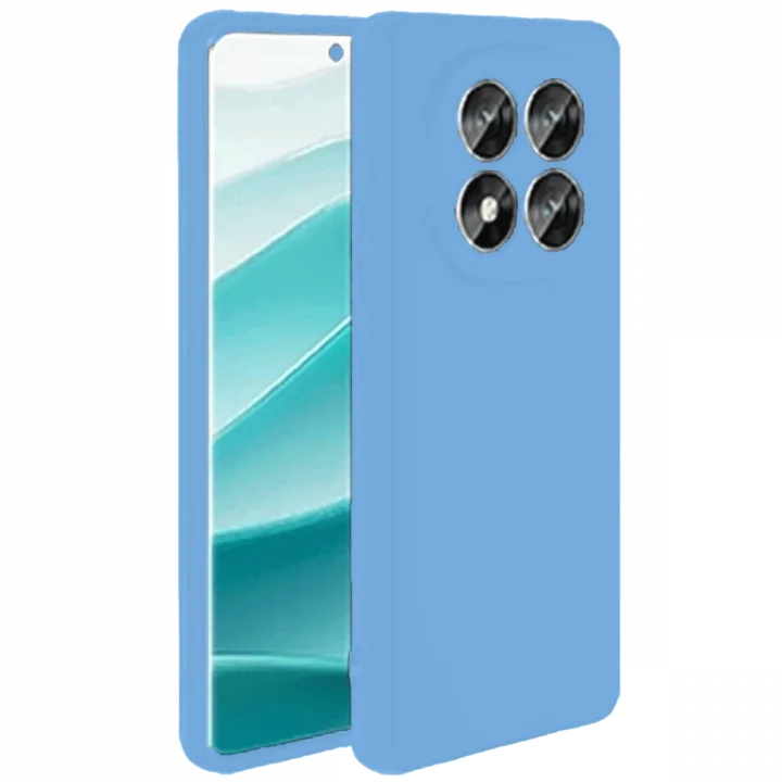 Mey İthalat®  Xiaomi Redmi Note 14 Pro 5G Kılıf First Silikon - Mavi