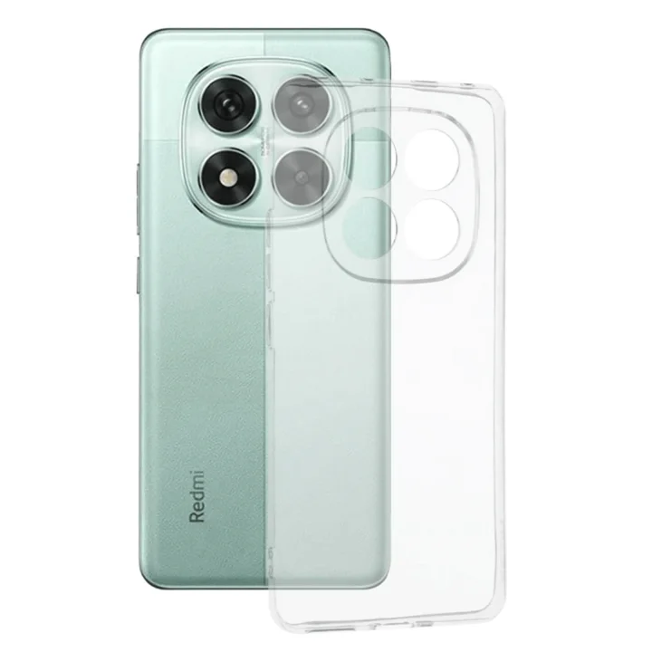 Mey İthalat®  Xiaomi Redmi Note 14 Pro 5G Kılıf Lüx Şeffaf Silikon