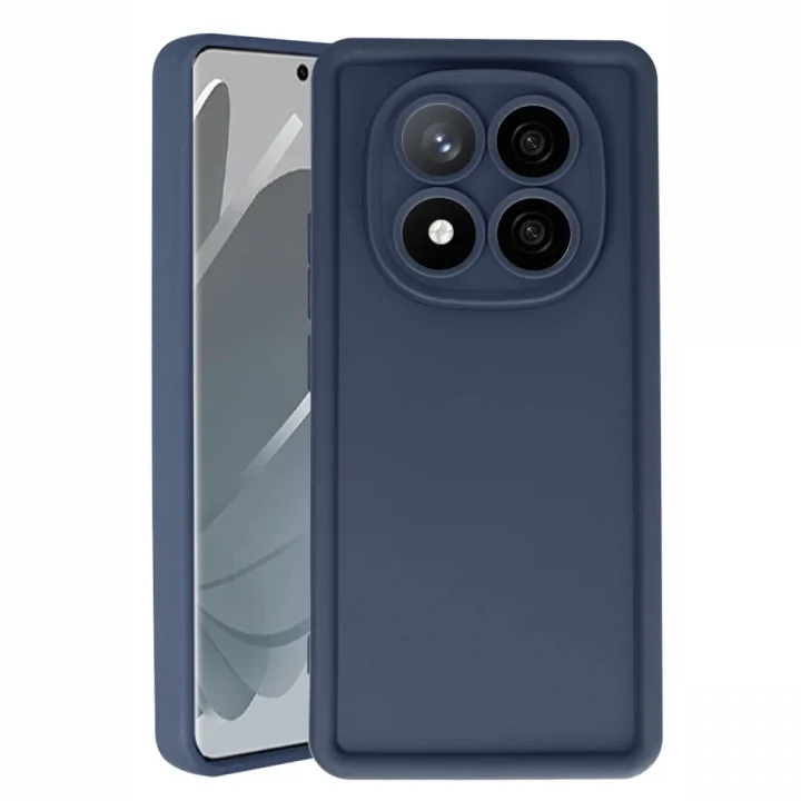 Mey İthalat®  Xiaomi Redmi Note 14 Pro 5G Kılıf Viera Silikon - Lacivert