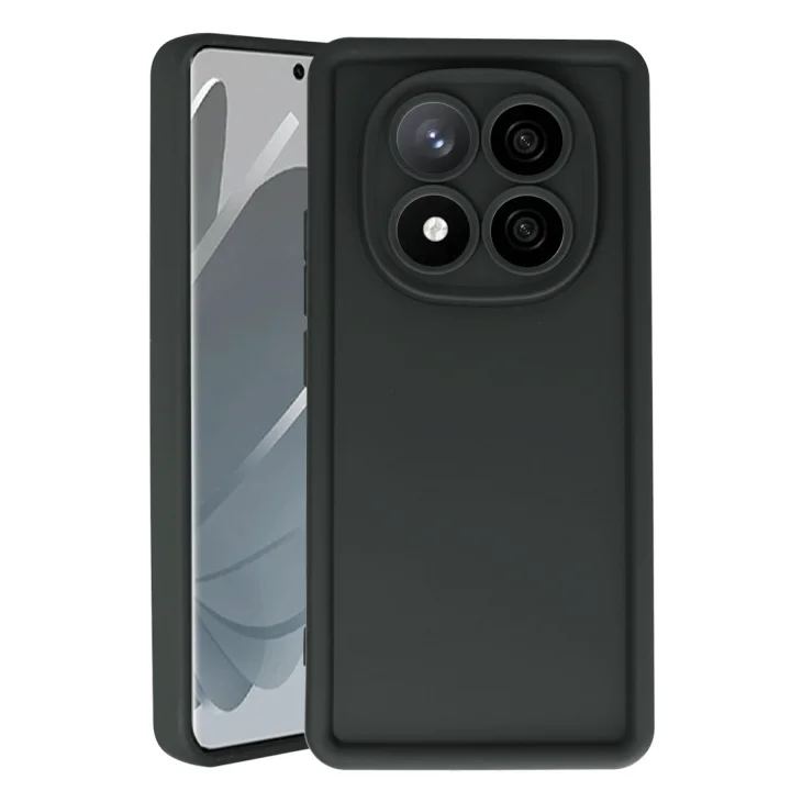 Mey İthalat®  Xiaomi Redmi Note 14 Pro 5G Kılıf Viera Silikon - Siyah