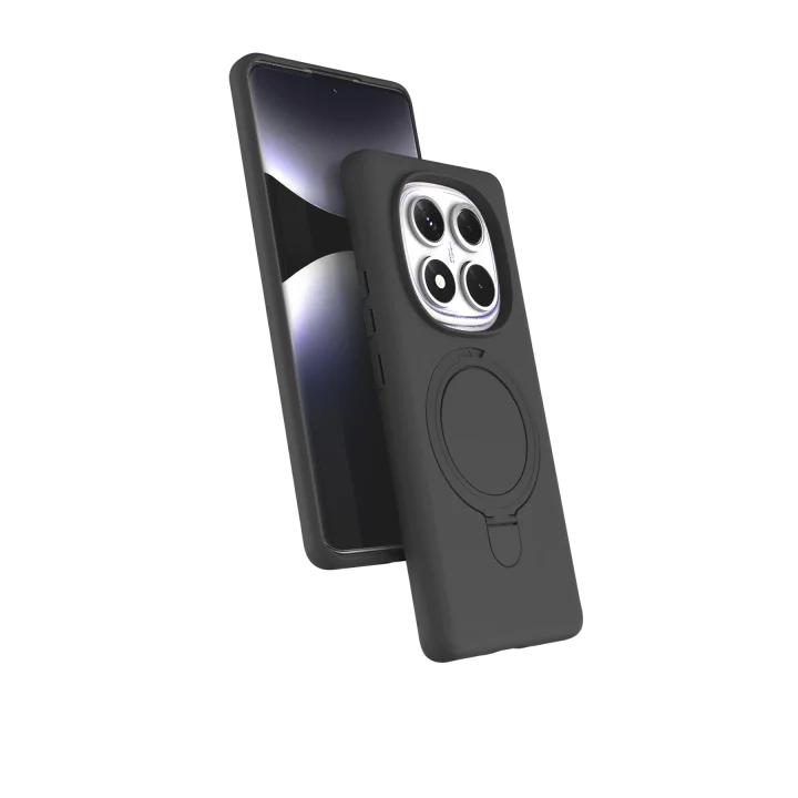 Mey İthalat®  Xiaomi Redmi Note 14 Pro 5G Regal Magsafe Standlı Kapak - Titan Gri