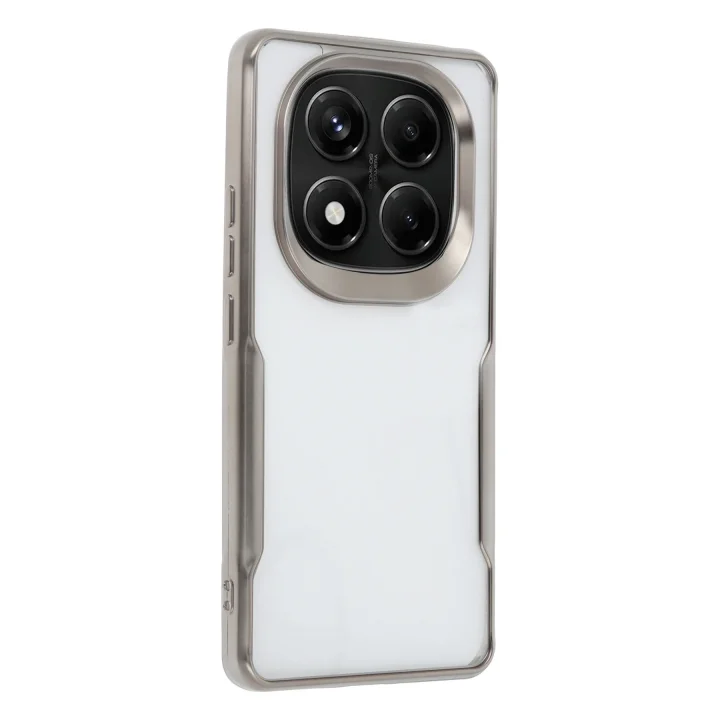 Mey İthalat®  Xiaomi Redmi Note 14 Pro Plus Kılıf Boyi Silikon Kapak - Titan Gri