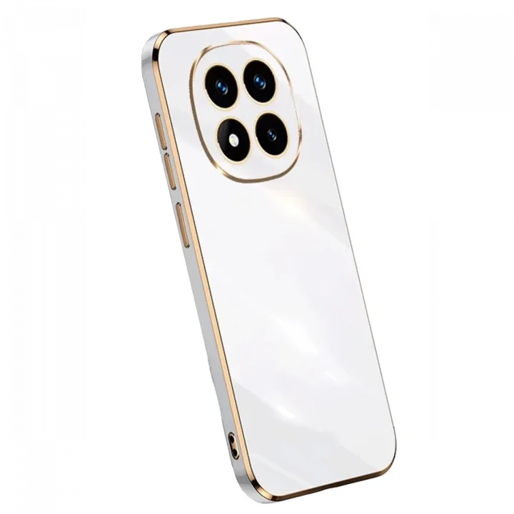 Mey İthalat®  Xiaomi Redmi Note 14 Pro Plus Kılıf Volet Silikon - Beyaz