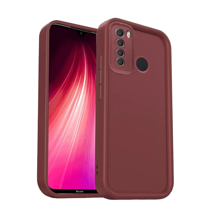 Mey İthalat®  Xiaomi Redmi Note 8 Kılıf Viera Silikon - Bordo