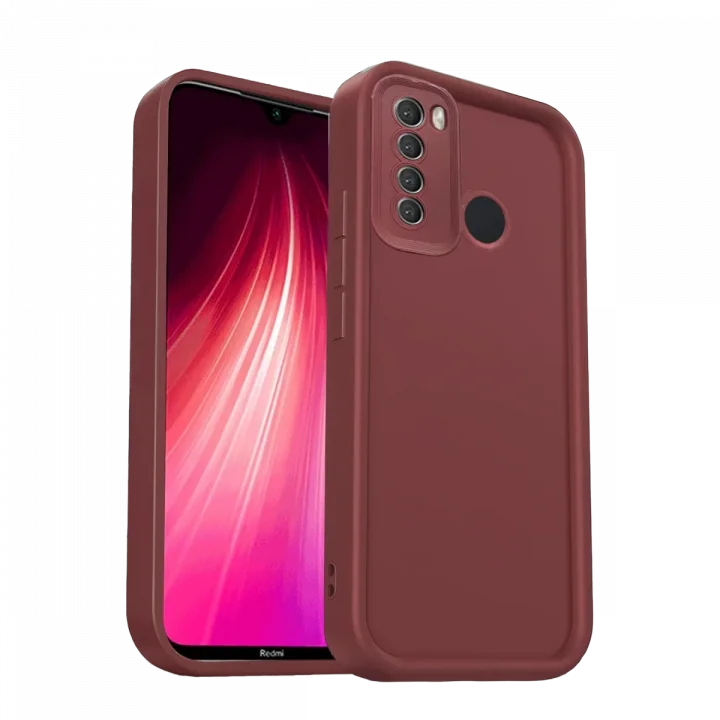 Mey İthalat®  Xiaomi Redmi Note 8 Kılıf Viera Silikon - Bordo