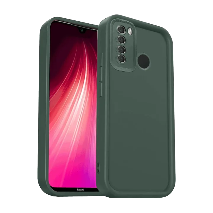 Mey İthalat®  Xiaomi Redmi Note 8 Kılıf Viera Silikon - Koyu Yeşil