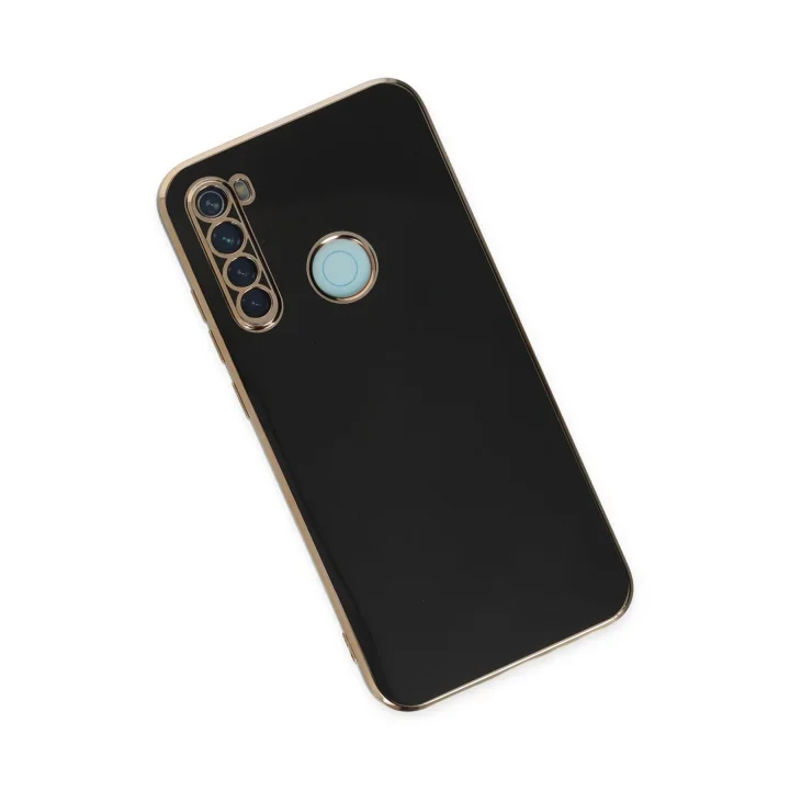 Mey İthalat®  Xiaomi Redmi Note 8 Kılıf Volet Silikon - Siyah