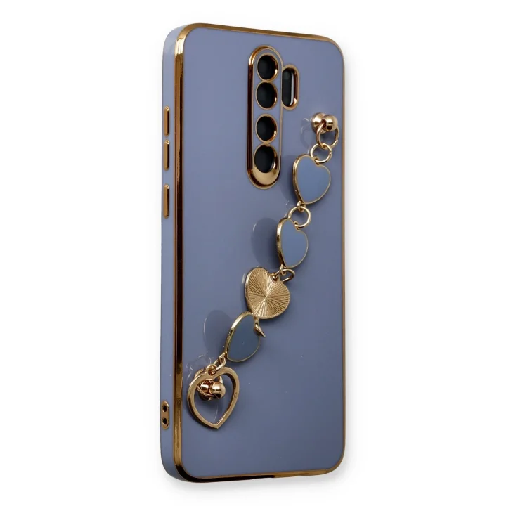 Mey İthalat®  Xiaomi Redmi Note 8 Pro Kılıf Esila Silikon - Gri