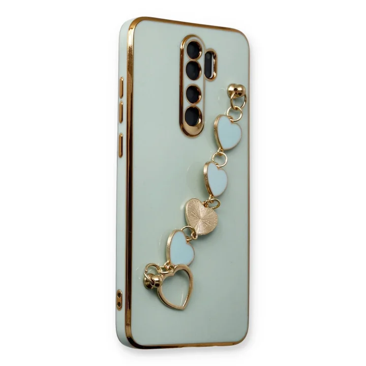 Mey İthalat®  Xiaomi Redmi Note 8 Pro Kılıf Esila Silikon - Su Yeşili