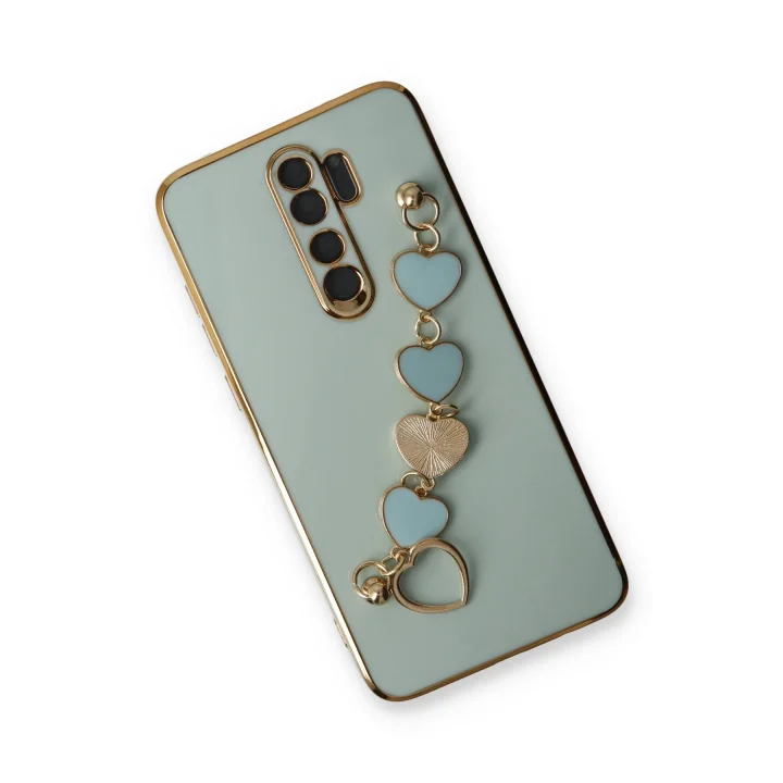 Mey İthalat®  Xiaomi Redmi Note 8 Pro Kılıf Esila Silikon - Su Yeşili