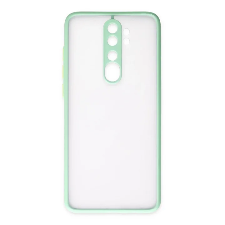 Mey İthalat®  Xiaomi Redmi Note 8 Pro Kılıf Montreal Silikon Kapak - Turkuaz