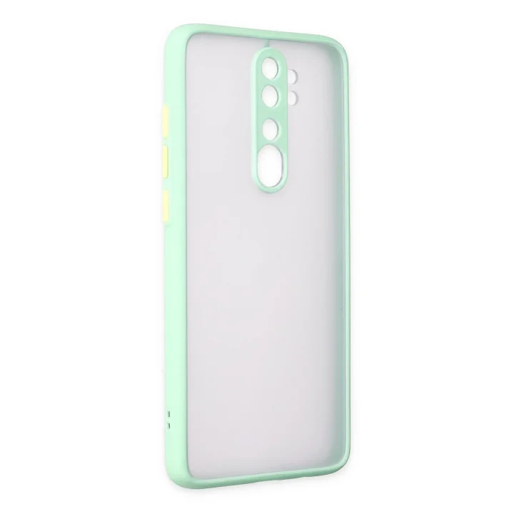 Mey İthalat®  Xiaomi Redmi Note 8 Pro Kılıf Montreal Silikon Kapak - Turkuaz