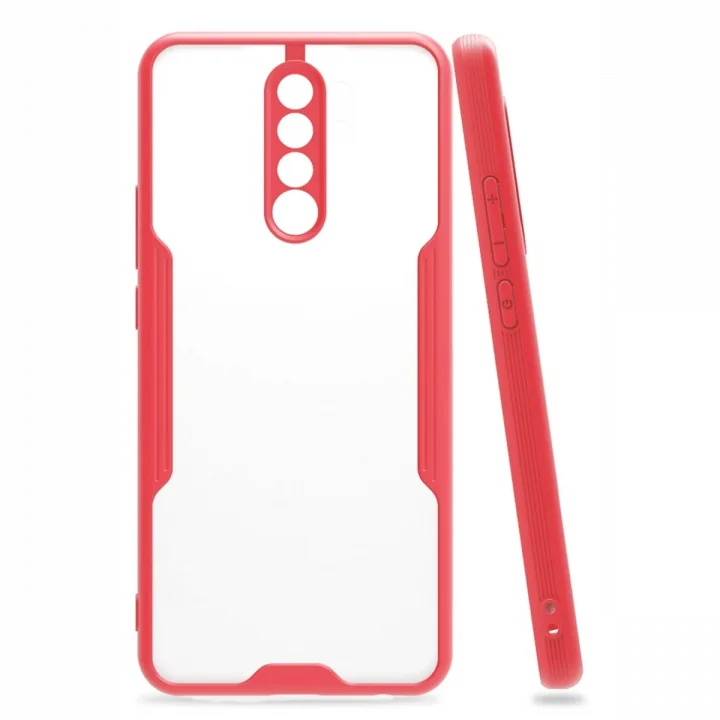 Mey İthalat®   Redmi Note 8 Pro Kılıf Platin Silikon - Pembe