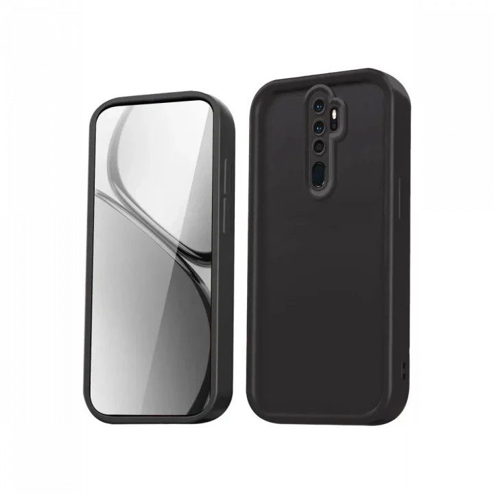 Mey İthalat®  Xiaomi Redmi Note 8 Pro Kılıf Viera Silikon - Siyah