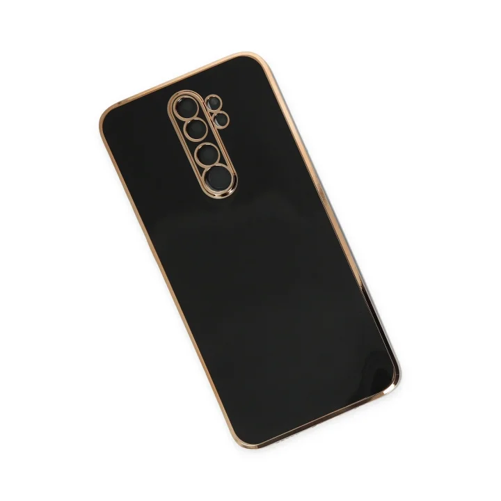 Mey İthalat®  Xiaomi Redmi Note 8 Pro Kılıf Volet Silikon - Siyah