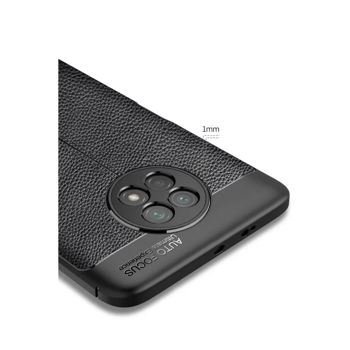 Mey İthalat®  Xiaomi Redmi Note 9 5G Kılıf Auto Focus Kapak - Kırmızı