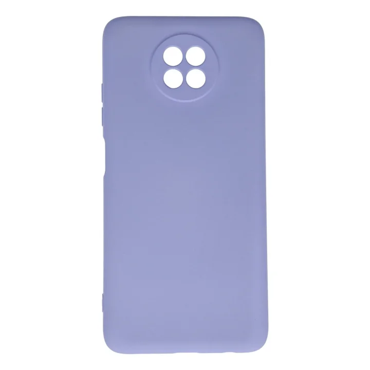 Mey İthalat®   Redmi Note 9 5G Kılıf Nano içi Kadife Silikon - Lila