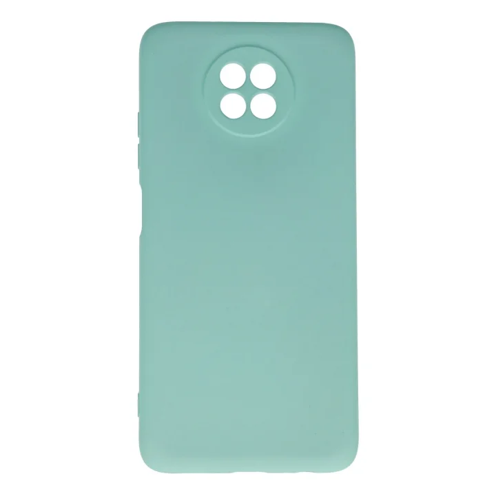 Mey İthalat®   Redmi Note 9 5G Kılıf Nano içi Kadife Silikon - Turkuaz