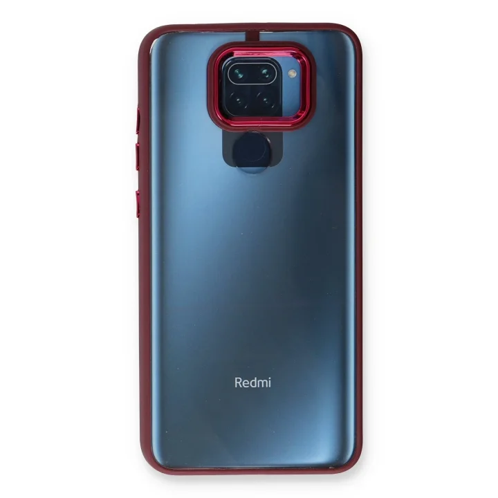 Mey İthalat®  Xiaomi Redmi Note 9 Kılıf Dora Kapak - Kırmızı