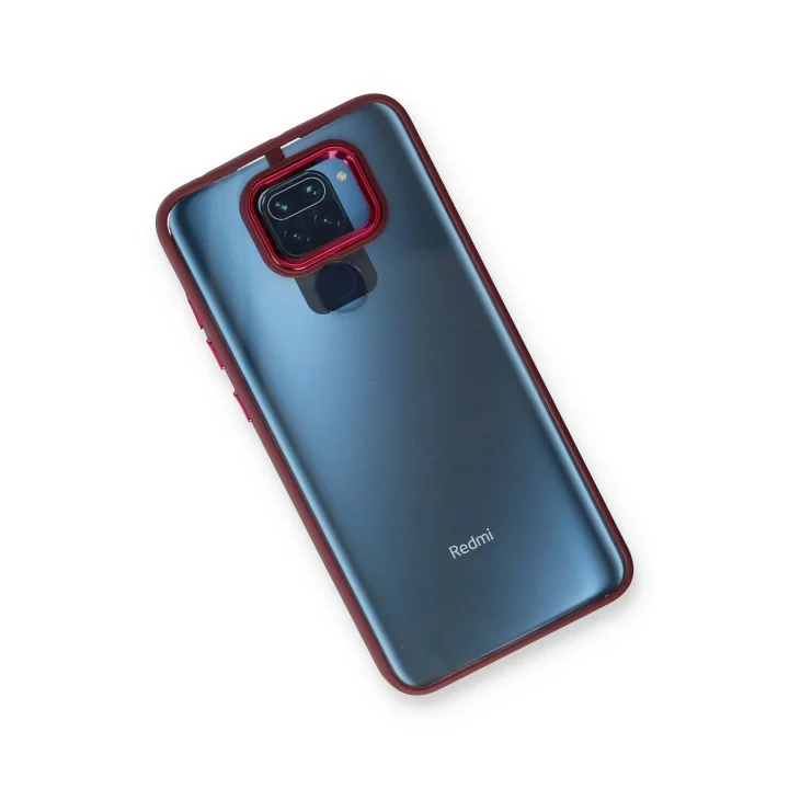 Mey İthalat®  Xiaomi Redmi Note 9 Kılıf Dora Kapak - Kırmızı